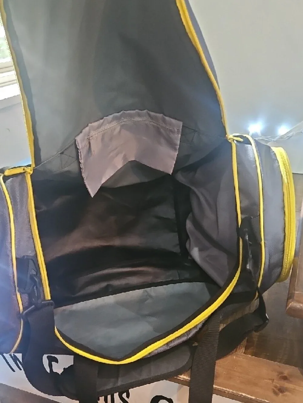 adidas Black and Yellow Sports‎ Duffel Bag